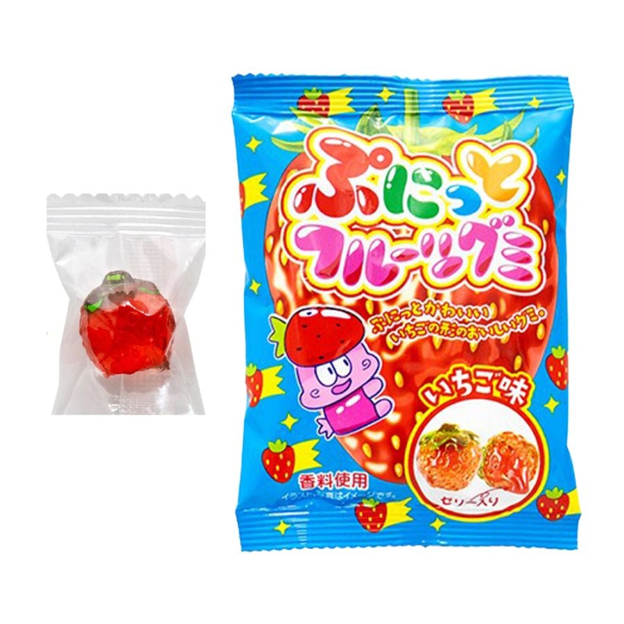 【お菓子】『ぷにっとフルーツグミ　上代￥40×24個入』＜いちご＞
