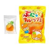 【お菓子】『ぷにっとフルーツグミ　上代￥40×24個入』＜オレンジ＞|グミ|お菓子