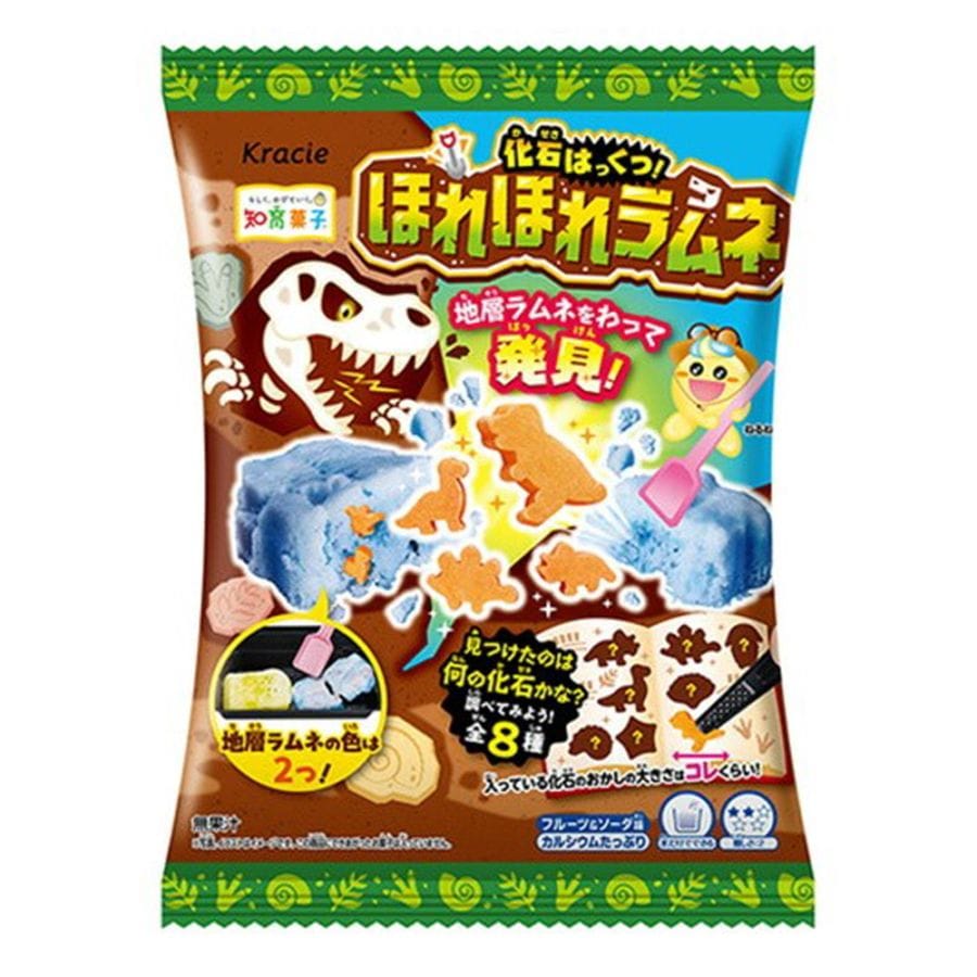 【お菓子】『化石はっくつ！ほれほれラムネ　1箱上代￥250×7個入』　～ 知育菓子 ～