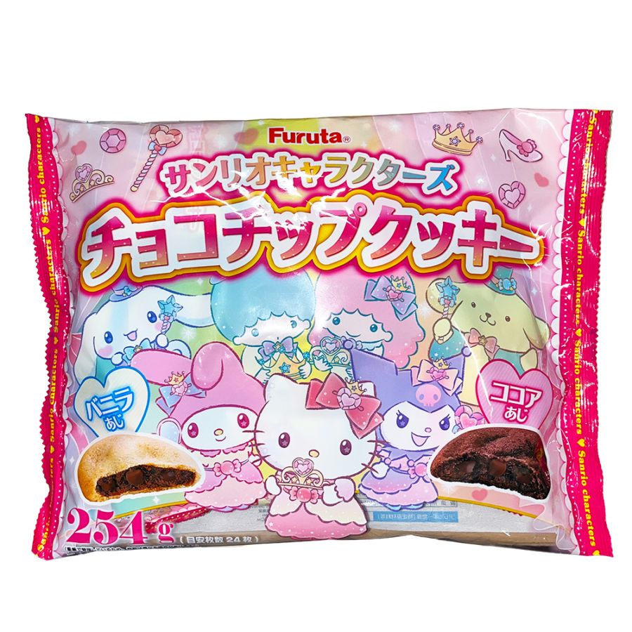 ★ラスト割SALE！！★<br>【お菓子】『サンリオキャラクターズ　チョコチップクッキー254g』