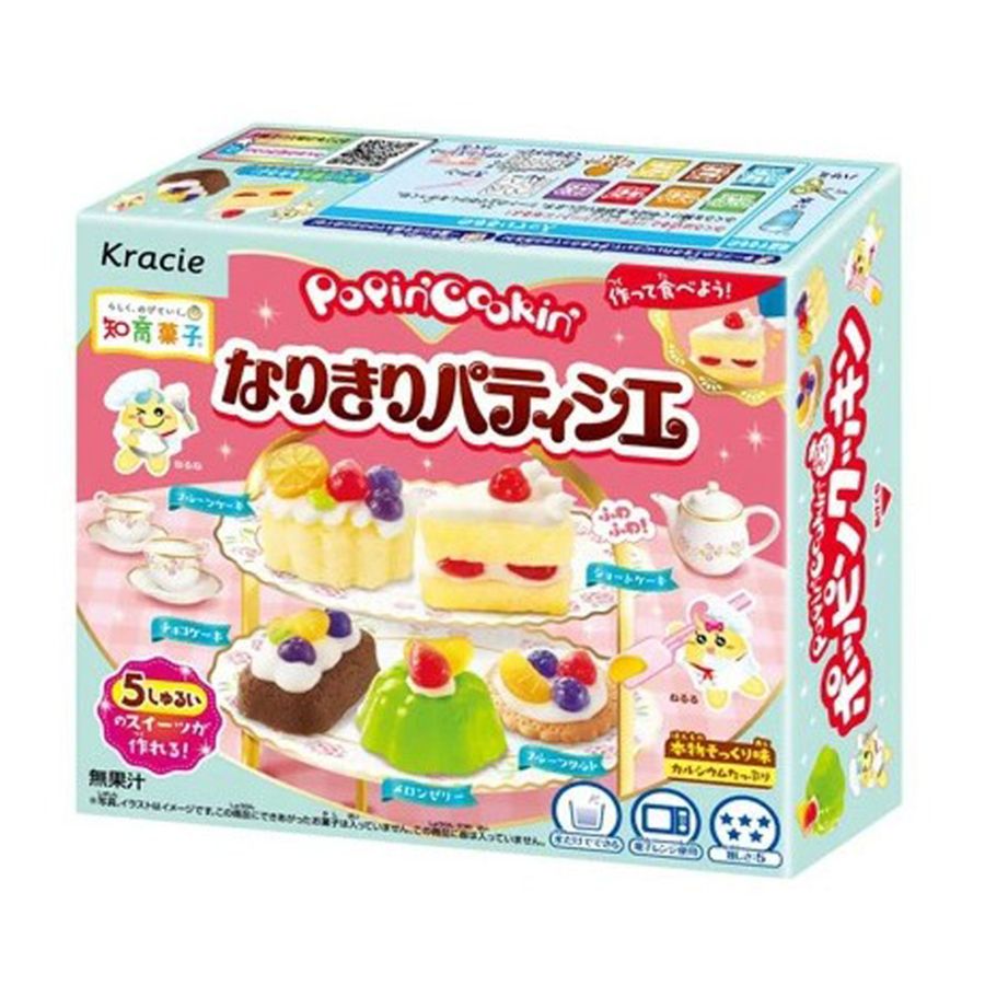 【お菓子】『ポッピンクッキン　なりきりパティシエ　1セット上代￥350×5箱入』 ～ 知育菓子 ～