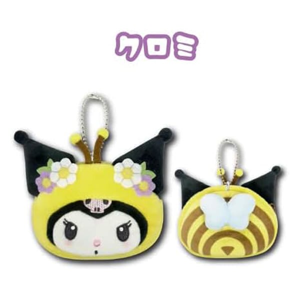 【サンリオキャラクターズ】『ミニフェイスポーチ ミツバチ』<クロミ>