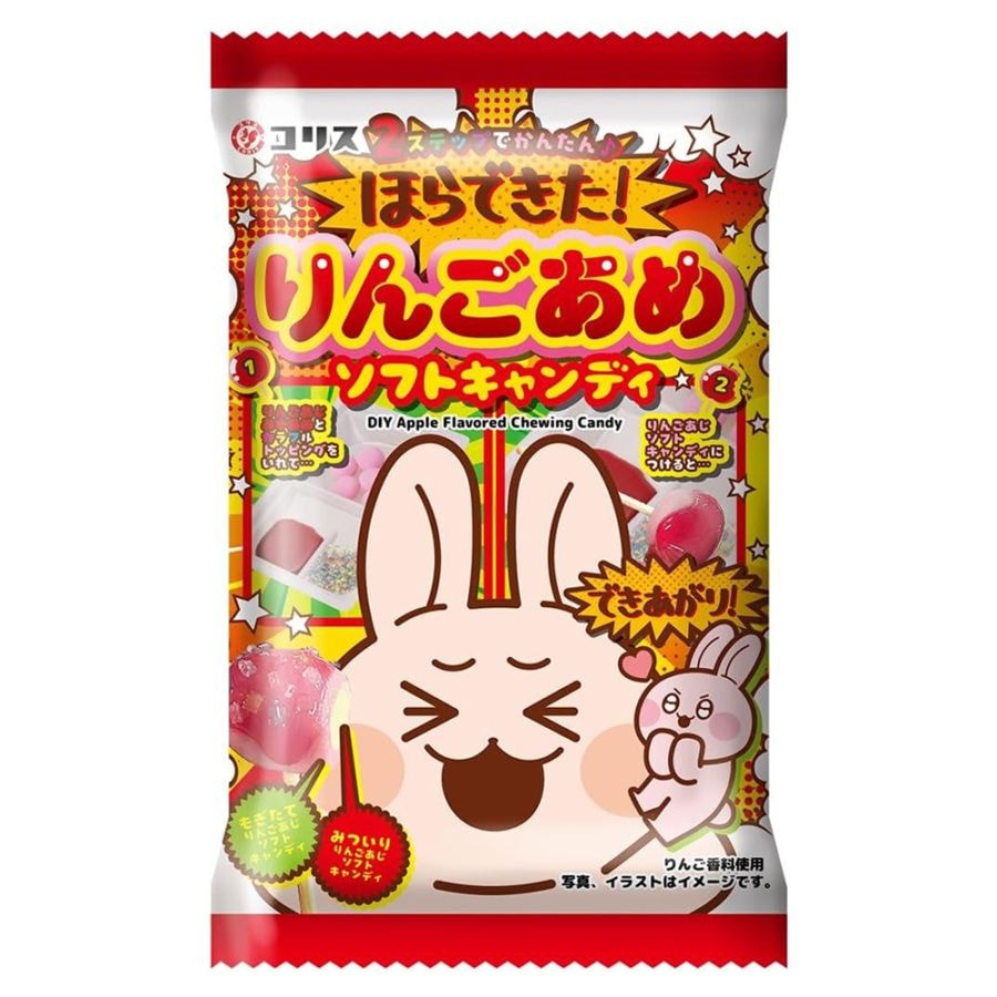 【お菓子】『ほらできた！りんごあめソフトキャンディ　1箱上代￥150×10個入』