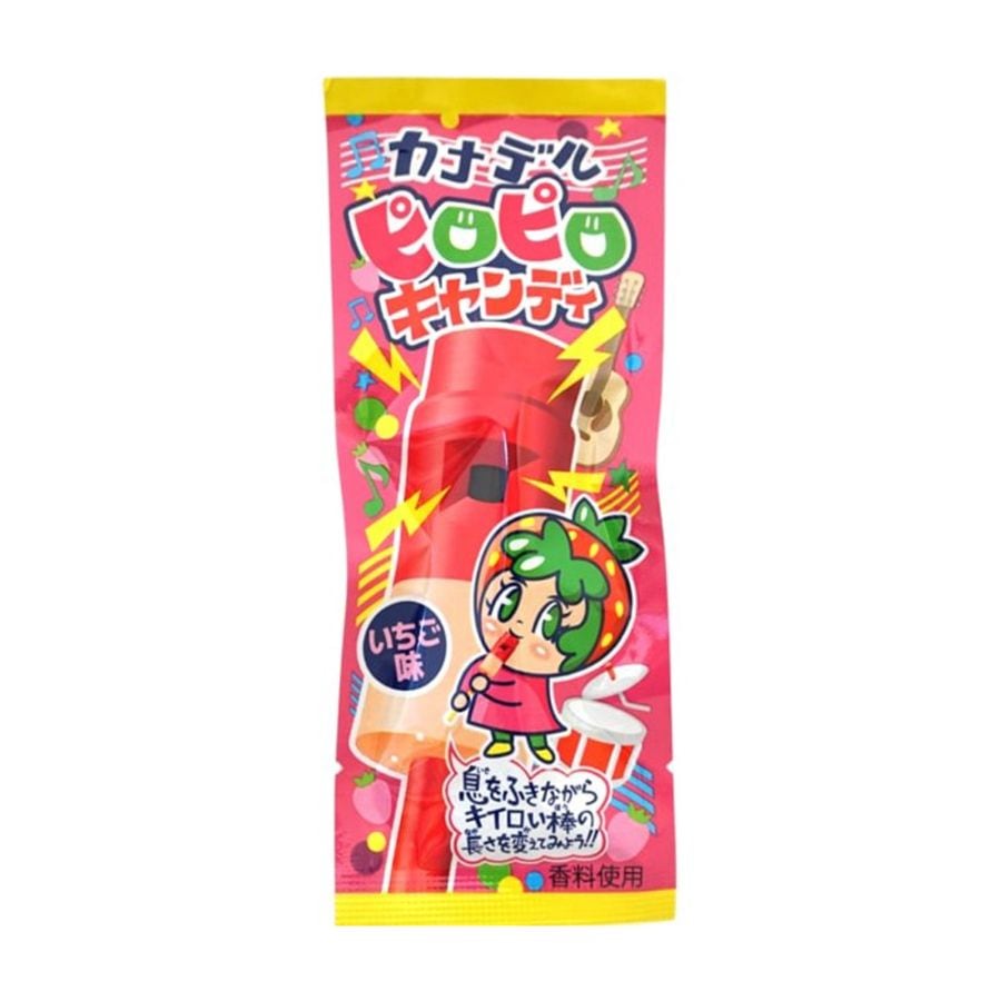 【お菓子】『カナデルピロピロキャンディ　上代￥20×24本入』＜いちご味＞