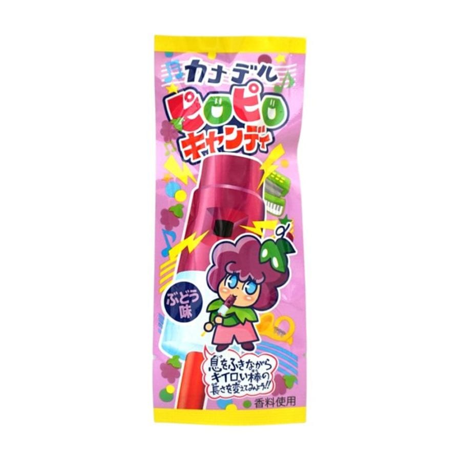 【お菓子】『カナデルピロピロキャンディ　上代￥20×24本入』＜ぶどう味＞