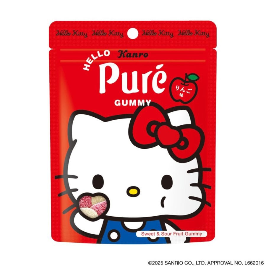 【お菓子】『ピュレグミ×ハローキティ　1箱上代￥180×6袋入』