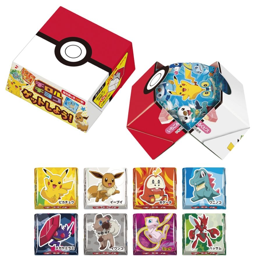 【お菓子】『ポケモンチロルチョコBOX　1箱上代￥300×8個入』