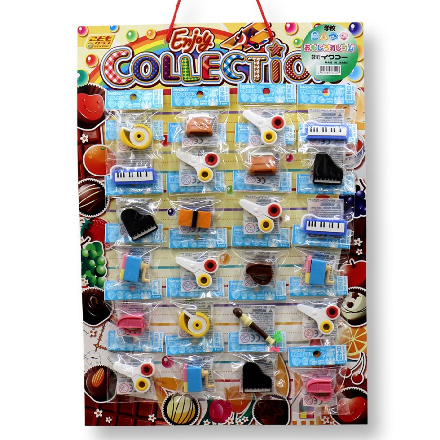 【イベント・お祭り】『イワコーおもしろ消しゴム 台紙24付』<学校> ☆日本製☆