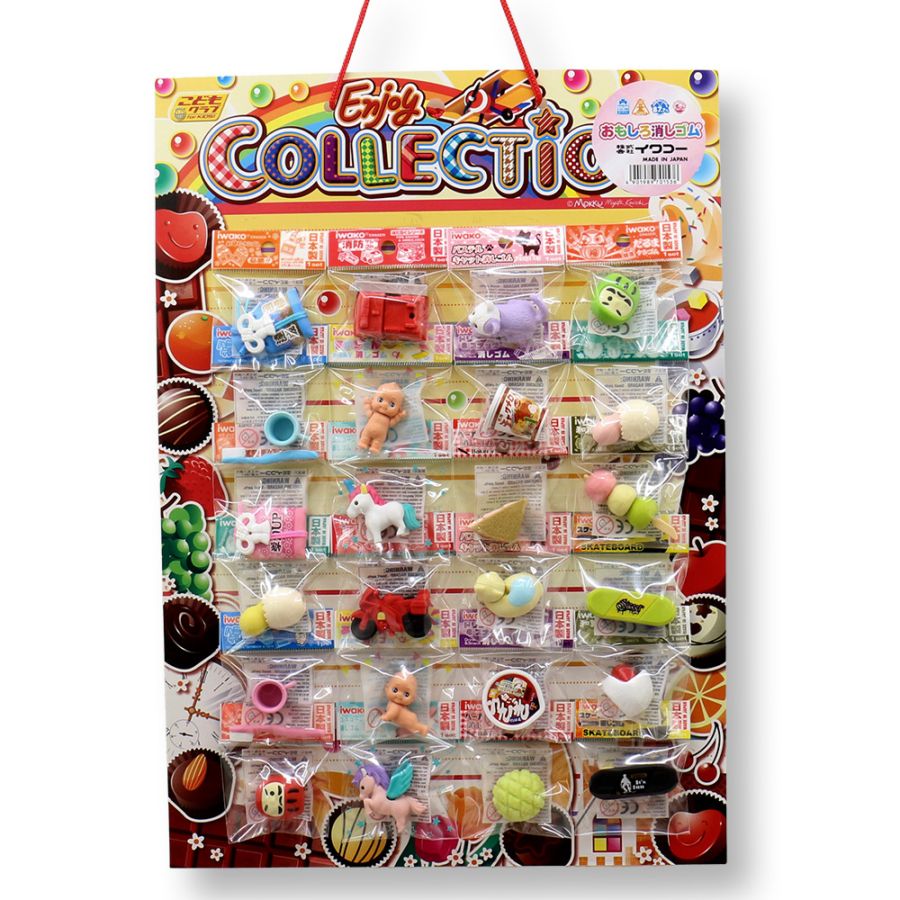 【イベント・お祭り】『イワコーおもしろ消しゴム 台紙24付』<いろいろ> ☆日本製☆