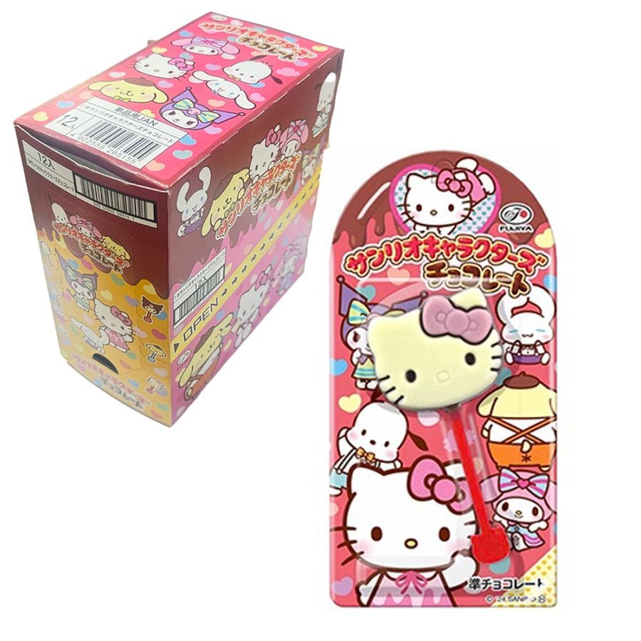 【お菓子】『1本サンリオキャラクターズ　チョコレート　1箱上代￥129×12個入』