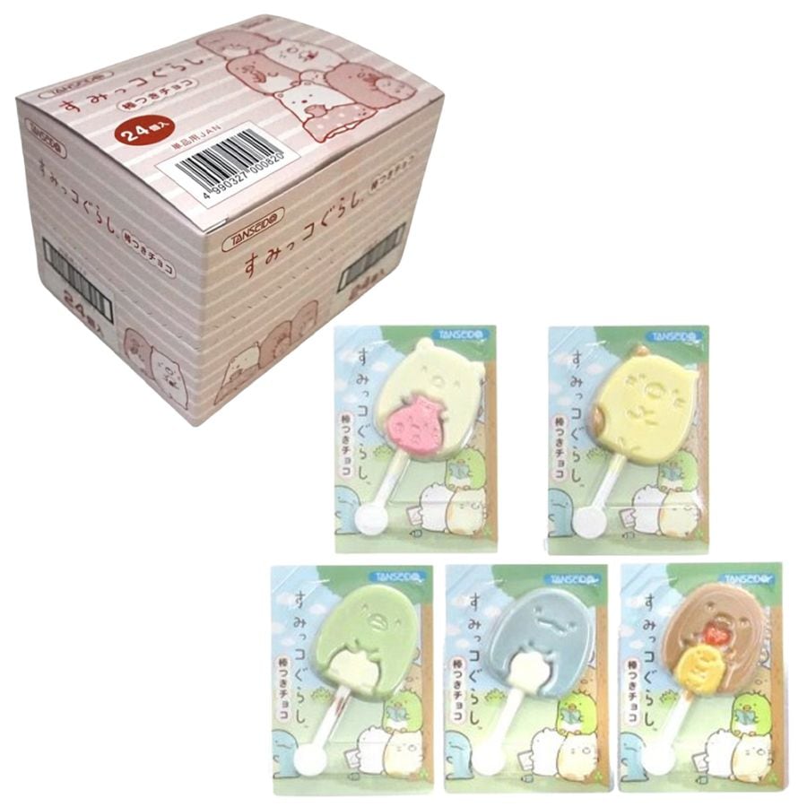 【お菓子】『すみっコぐらし棒つきチョコ 上代¥75×24個入』