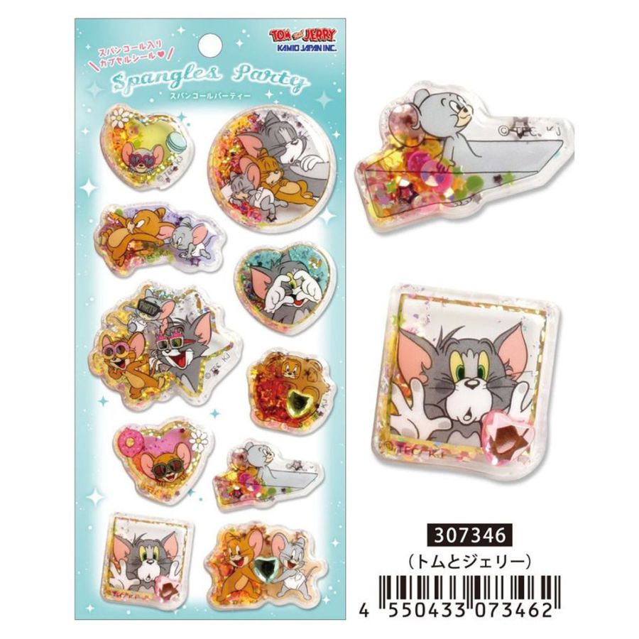 【おもちゃ・景品】『スパンコールパーティステッカー』<トムとジェリー>