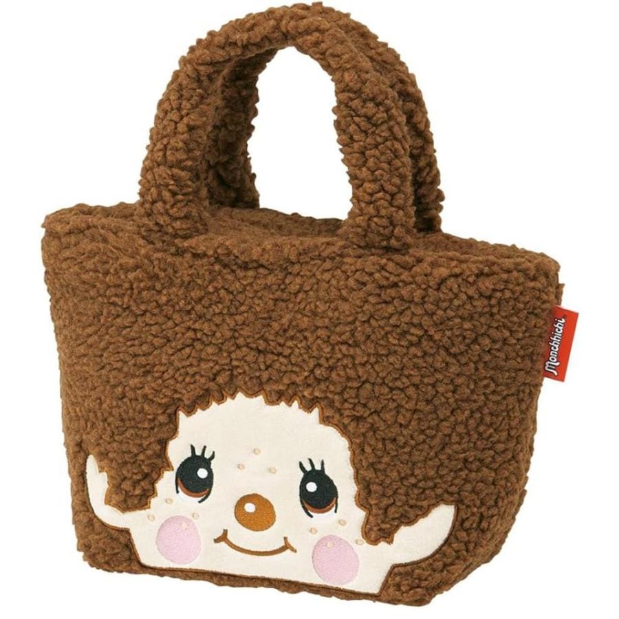 【モンチッチ】『ボア生地ランチバッグ』