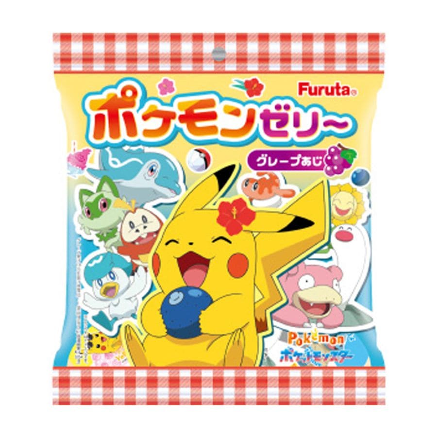【お菓子】『ポケットモンスター　フルーツゼリー　1袋上代￥160』＜グレープあじ＞