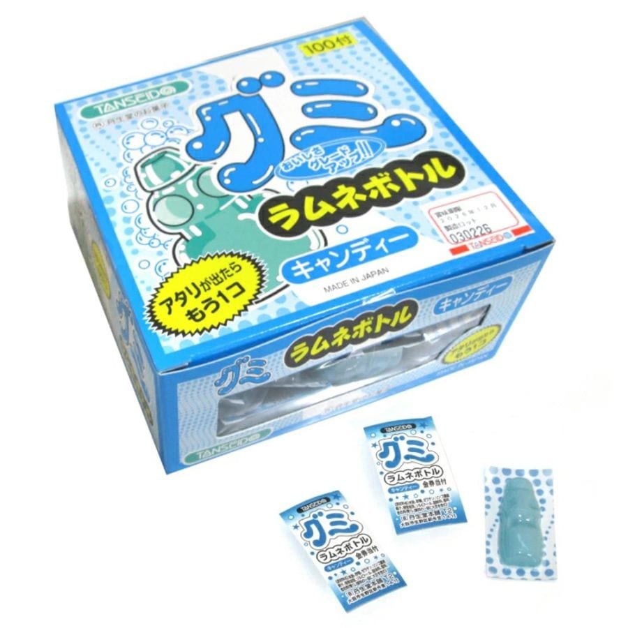 【お菓子】『ボトルグミ 100付 1箱上代¥1000』<ラムネ> ~連続当りくじ付~