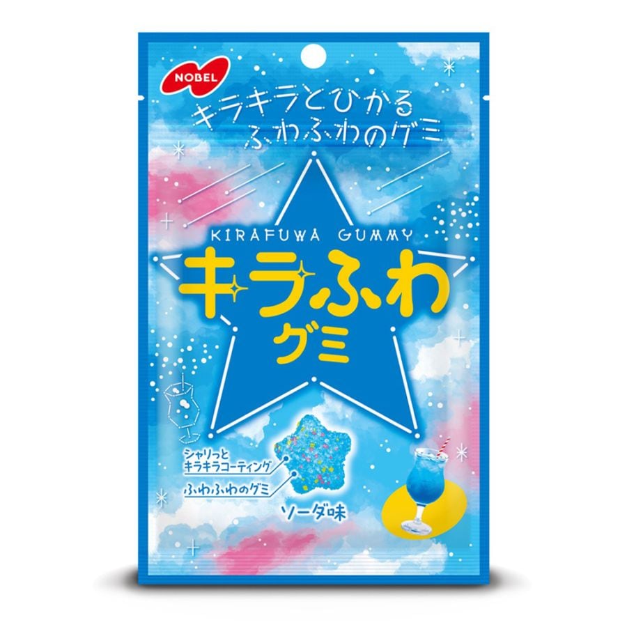 【お菓子】『キラふわグミ　1箱上代￥150×6個入』＜ソーダ＞