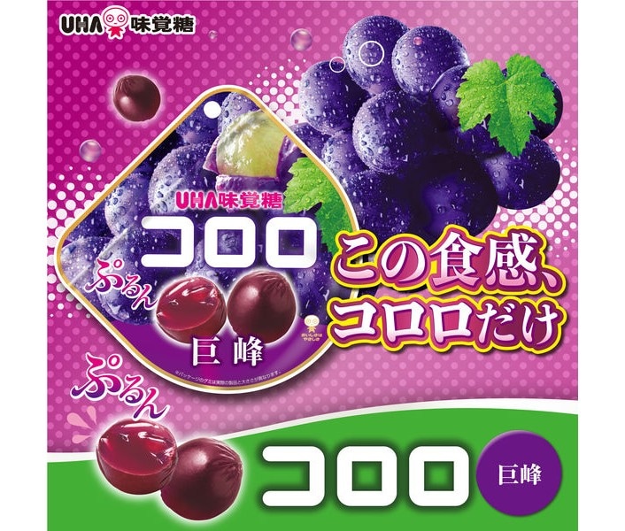 【お菓子】『コロロ　1箱上代￥150×6個入』＜グレープ（巨峰）＞　～グミ～
