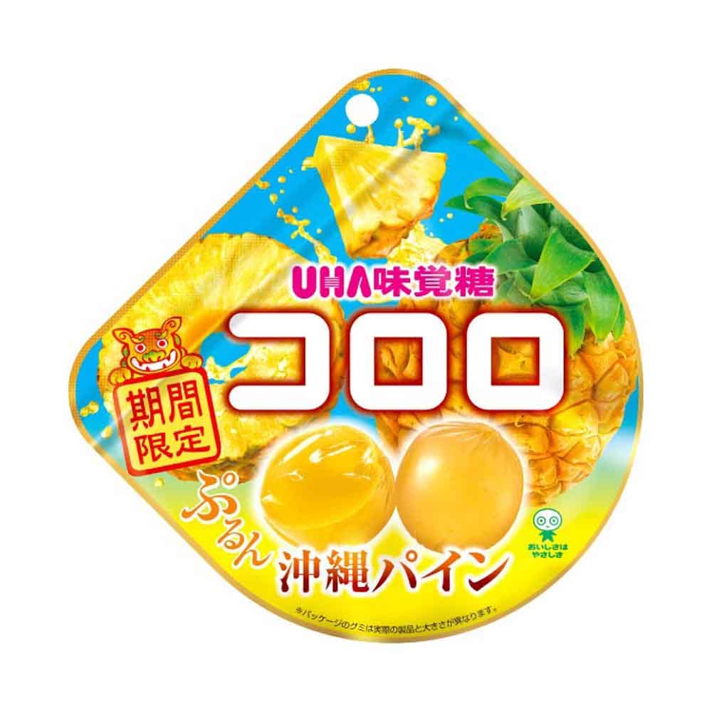 【お菓子】『コロロ 1箱上代¥150×6個入』<沖縄パイン> ~グミ~