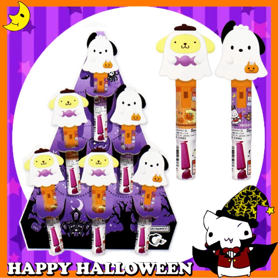 ♪ハッピーハロウィン♪<br>【お菓子】『サンリオキャラクターズ　ゆらゆらおばけスティック2 6個入』