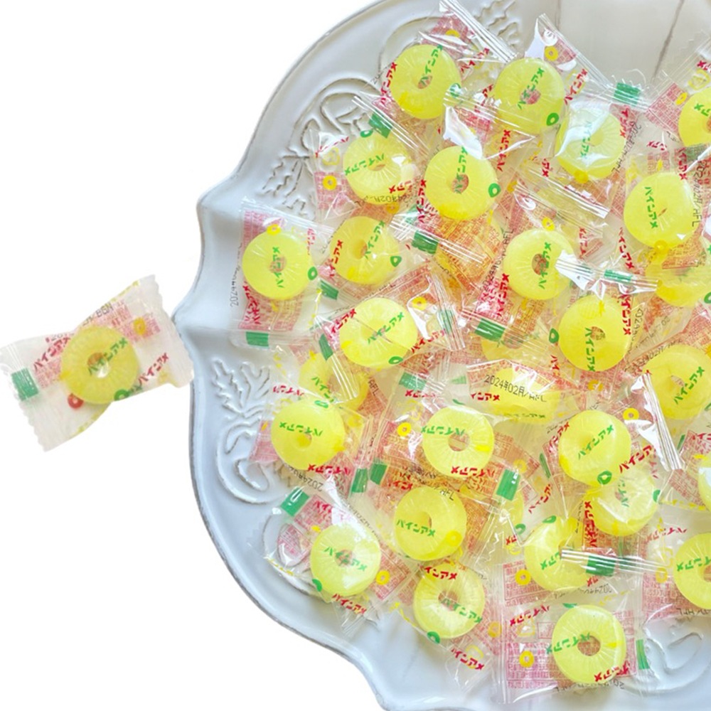 昭和レトロ★パイン製菓「パインアメ」平瓶 昭和レトロ☆パイン製菓「パインアメ」平瓶