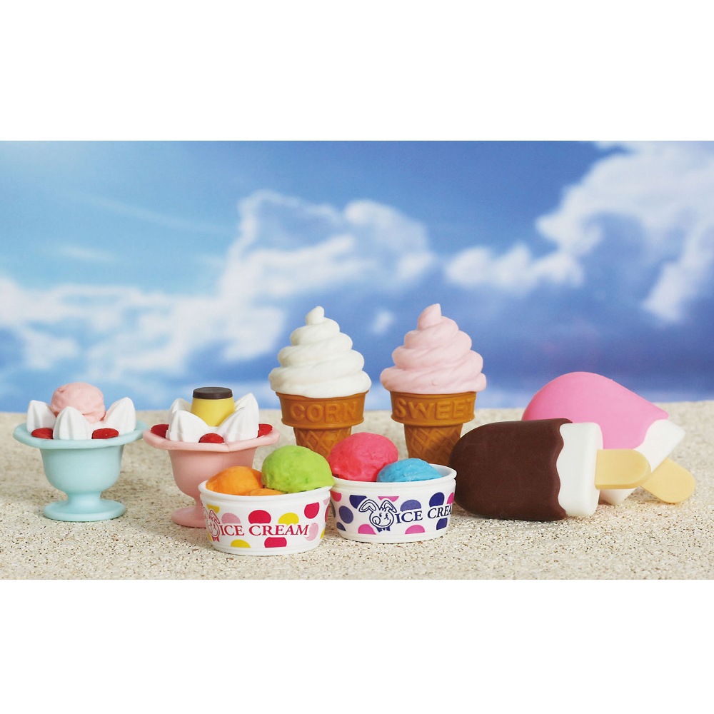 昭和レトロ アイスクリーム消しゴム ファンシー 昭和レトロ アイスクリーム消しゴム ファンシー 文房具・事務用品