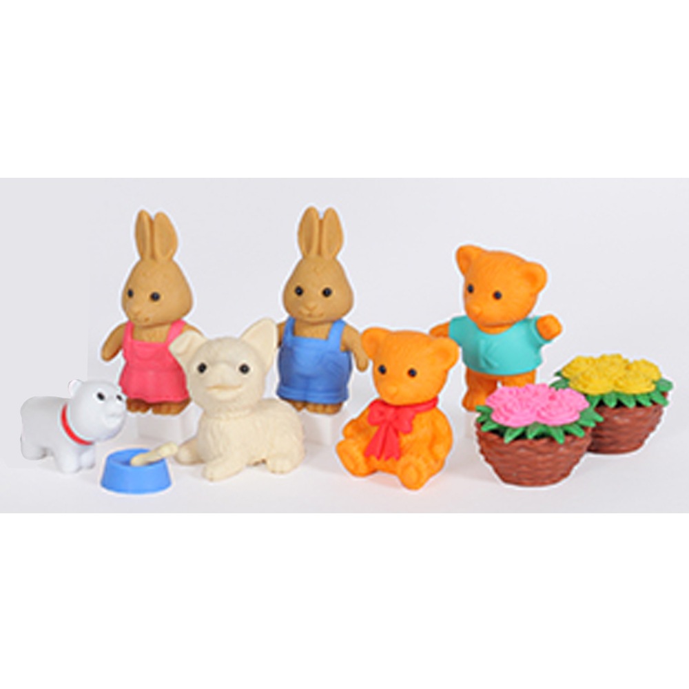 イワコー おもしろ消しゴム】『アニマルパーク ブリスターパック