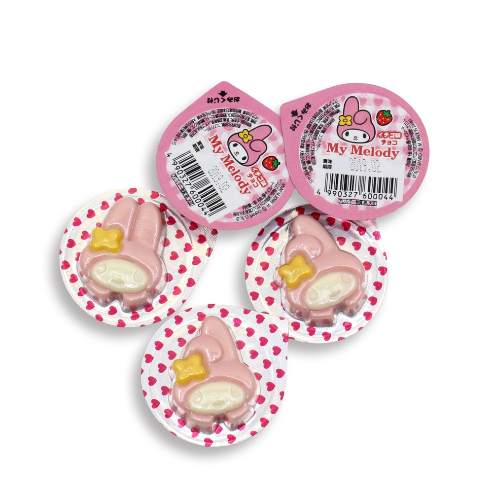 【お菓子】『マイメロディ レリーフチョコ 上代\25×50個入』(おみくじ付)