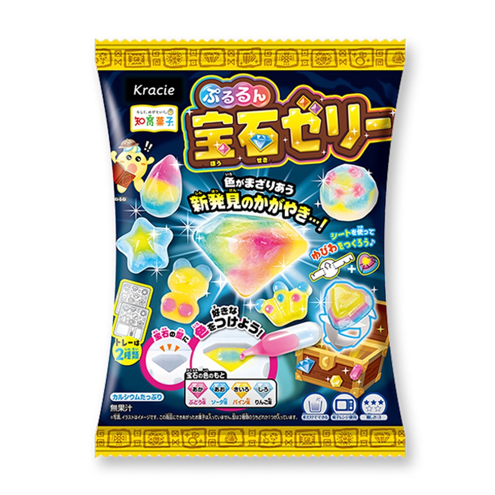 お菓子】『ぷるるん宝石ゼリー 1箱上代￥250×7袋入』 ～知育菓子