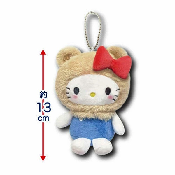 サンリオ - サンリオ❣️激かわ　シナモロール　ぬいぐるみ　マスコット　ポーチ　白猫 サンリオキャラクターズ】『マスコットポーチ あにまる