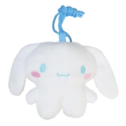 サンリオ - サンリオ❣️激かわ　シナモロール　ぬいぐるみ　マスコット　ポーチ　白猫 サンリオキャラクターズ】『マスコットポーチ あにまる