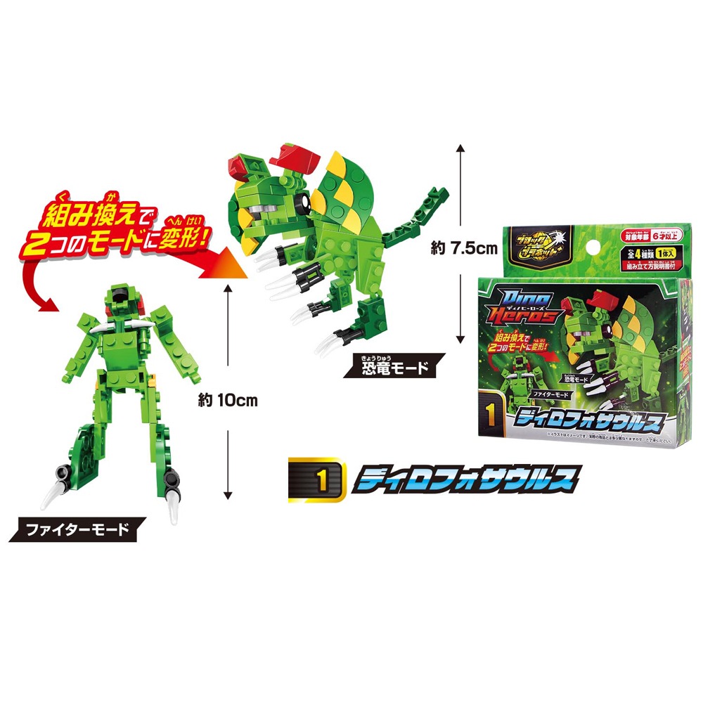ディノ グッズ まとめ ブロックプラネット】『ディノヒーローズ』＜全4種＞ | おもちゃ・景品