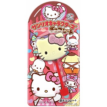 【お菓子】『1本サンリオキャラクターズ チョコレート 1箱上代¥129×12個入』