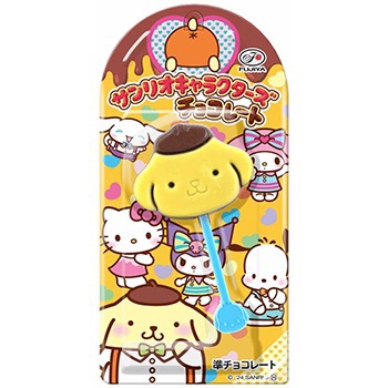 【お菓子】『1本サンリオキャラクターズ チョコレート 1箱上代¥129×12個入』