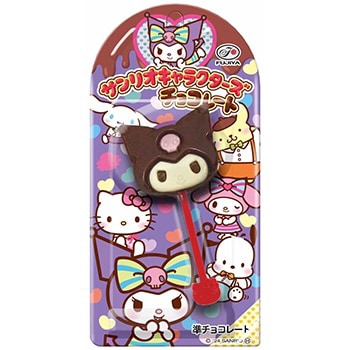 【お菓子】『1本サンリオキャラクターズ チョコレート 1箱上代¥129×12個入』