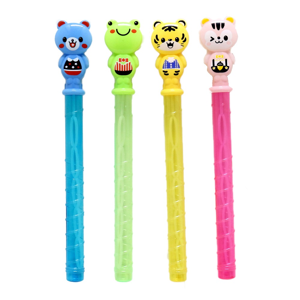 【おもちゃ・景品】『アニマルバブルスティック』<4柄> ~しゃぼん玉~