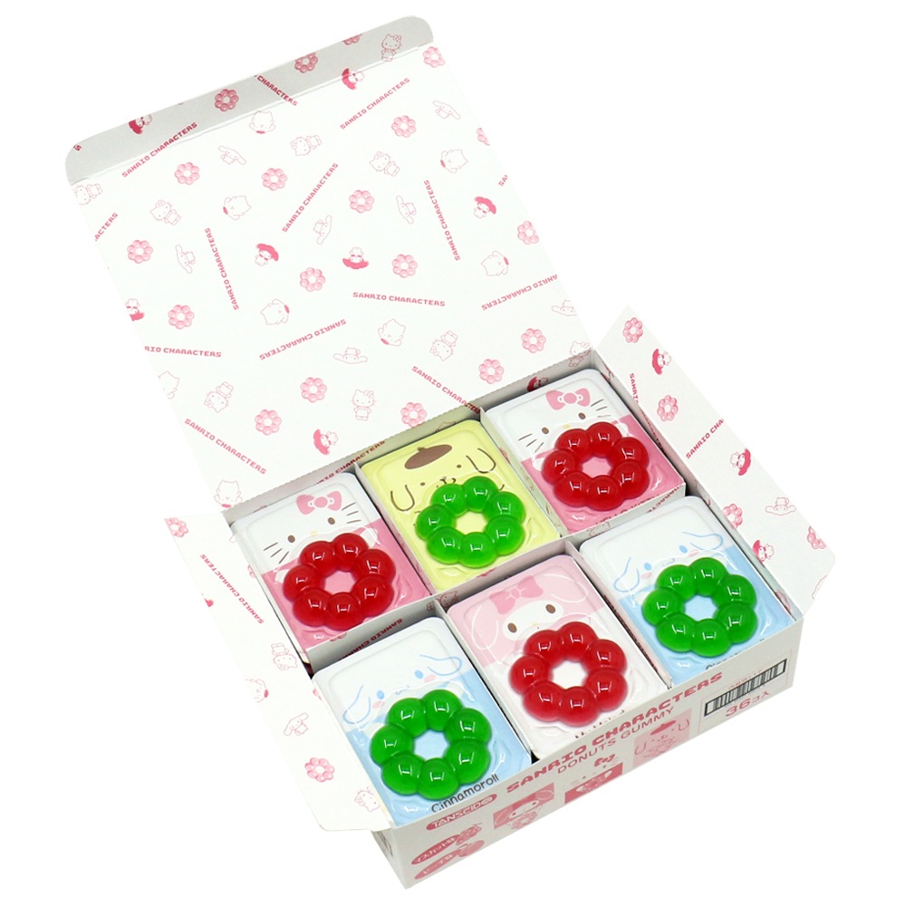 【お菓子】『サンリオキャラクターズ　ドーナツグミ　上代￥33×36個入』