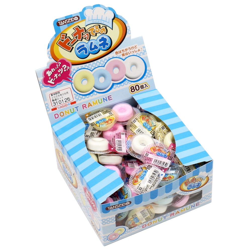 【お菓子】『ドーナッてるのラムネ　上代￥15×80個入』