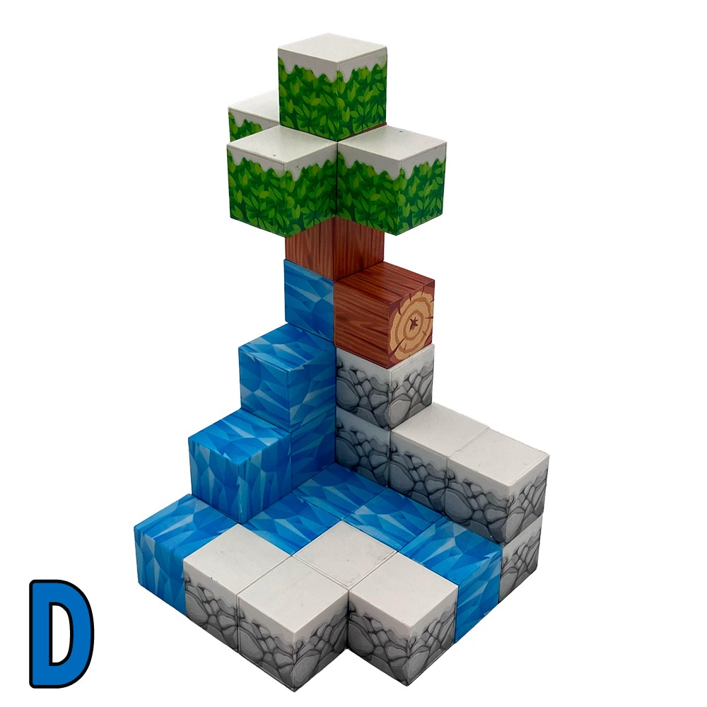 【おもちゃ・景品】『マグネットキューブブロック』＜4種＞