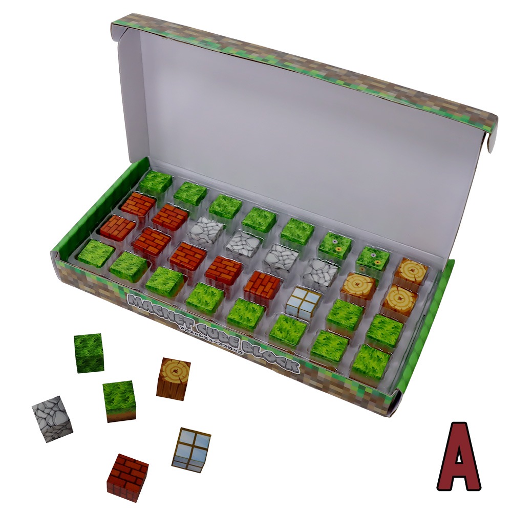【おもちゃ・景品】『マグネットキューブブロック』＜4種＞