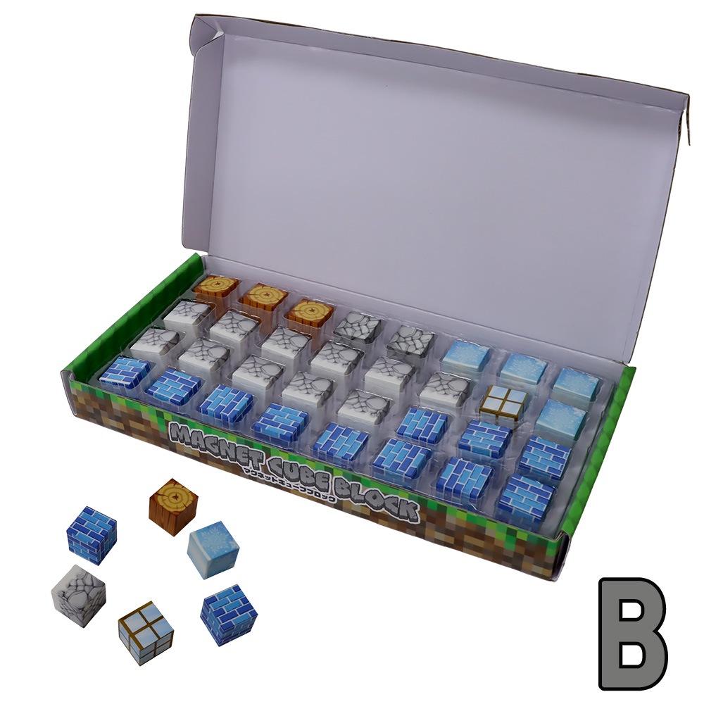 【おもちゃ・景品】『マグネットキューブブロック』＜4種＞