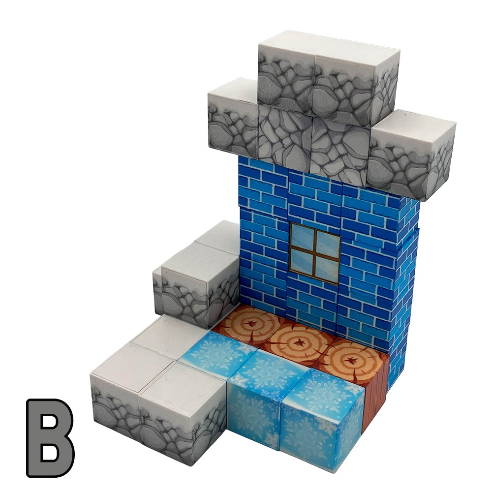 【おもちゃ・景品】『マグネットキューブブロック』＜4種＞