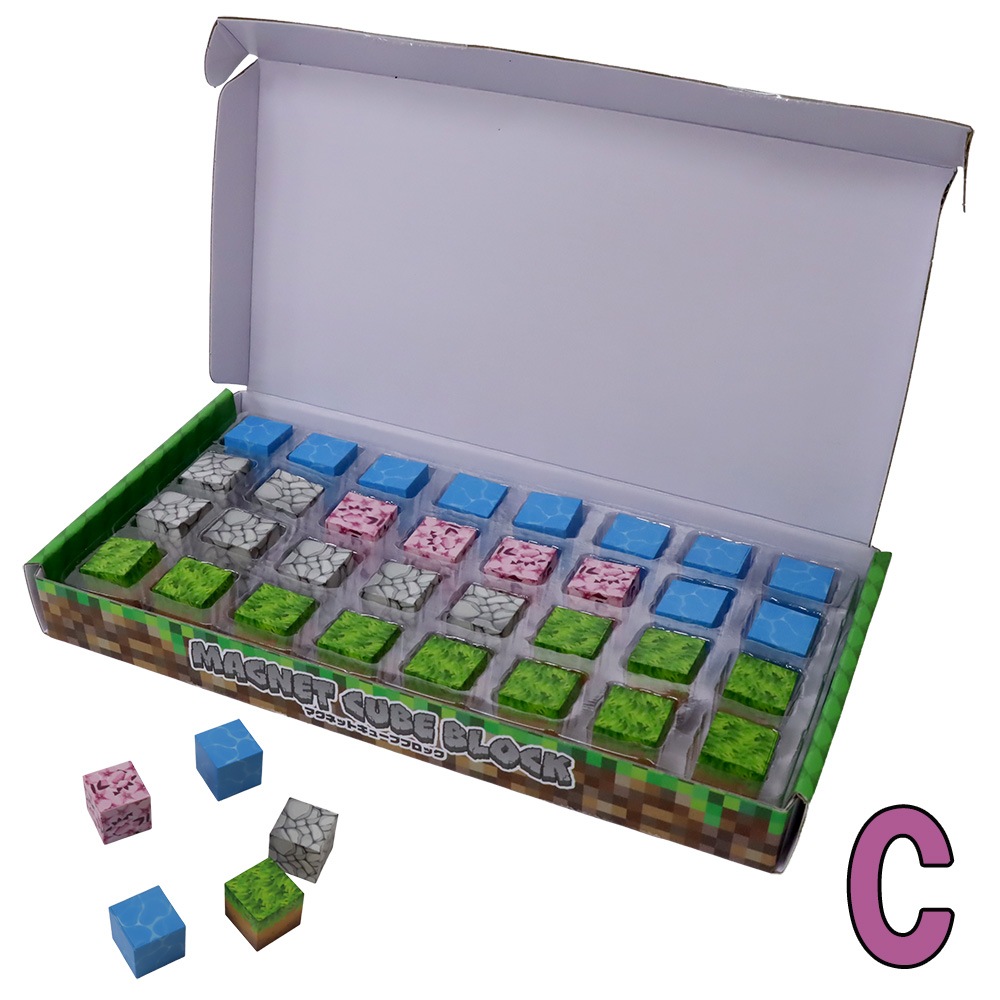 【おもちゃ・景品】『マグネットキューブブロック』＜4種＞