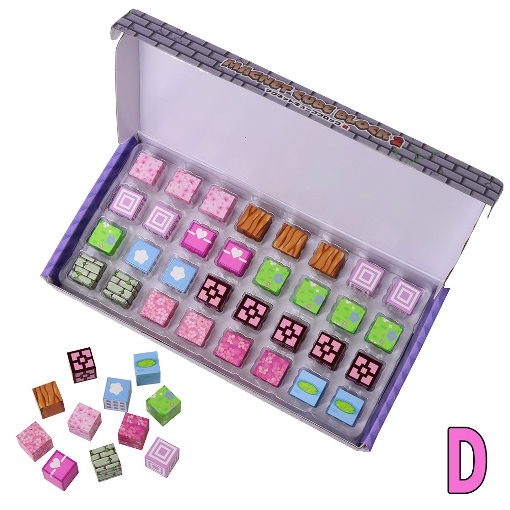 ゆきこ⭐︎【マグキューブ】【磁石内蔵】CUBORO互換品 ピンク、グリーン ゆきこ⭐︎【マグキューブ】【磁石内蔵】CUBORO互換品 ピンク