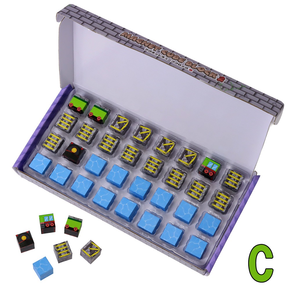 【おもちゃ・景品】『マグネットキューブブロック2』＜4種＞