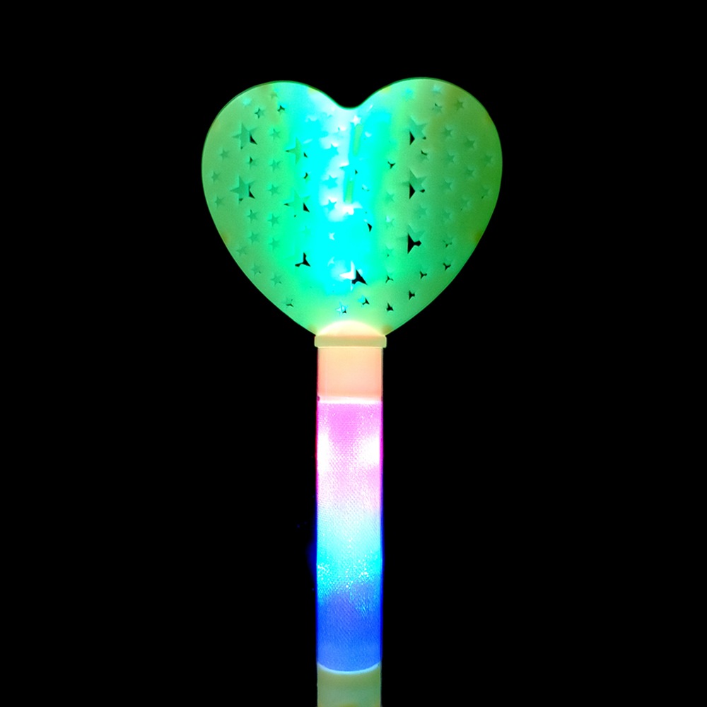 【光るおもちゃ】『光るビッグハートバトン』＜3色＞