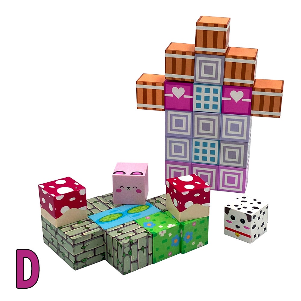 おもちゃ・景品】『マグネットキューブブロック3』＜4種＞ | おもちゃ