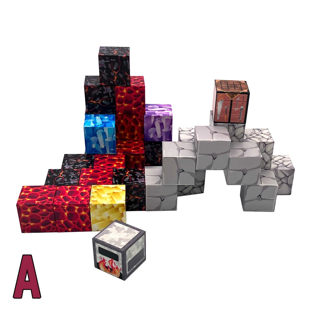 【おもちゃ・景品】『マグネットキューブブロック3』＜4種＞