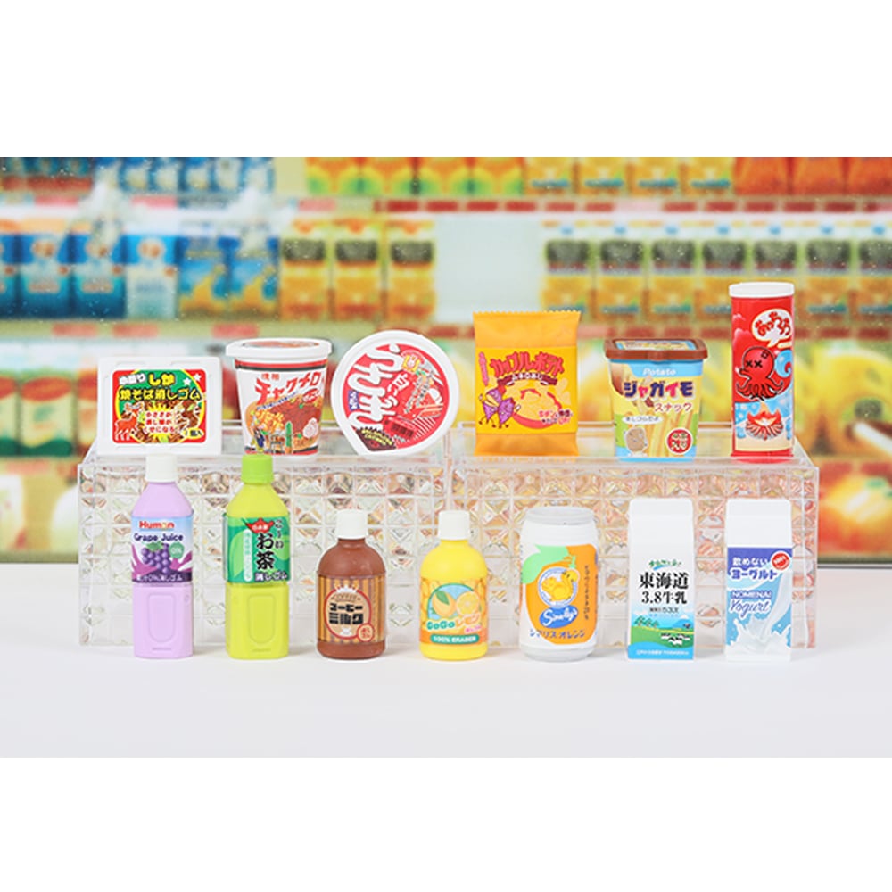 イワコー おもしろ消しゴム】『ドリンク＆スナック』＜13種アソート