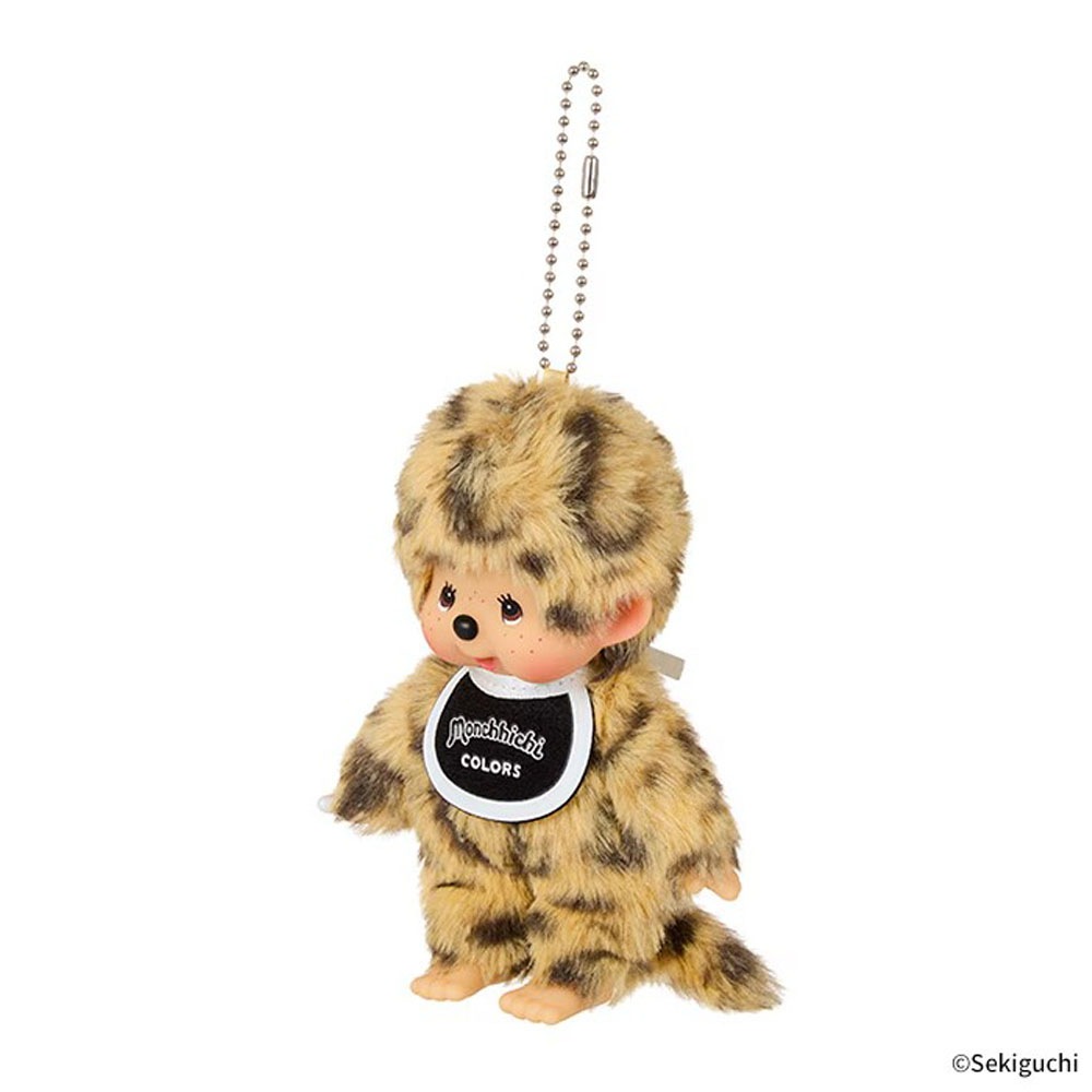 ビンテージ ヒョウ モンチッチ エンドーチェーン monchhichi 577 モンチッチ】『モンチッチCOLORS キーチェーン』＜ヒョウ柄
