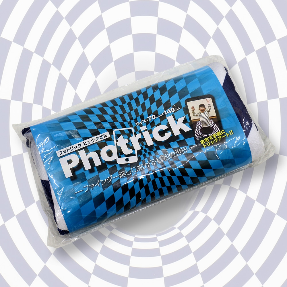 ☆スペシャルプライス！！☆【Photrick】『ビッグタオル チェッカー柄